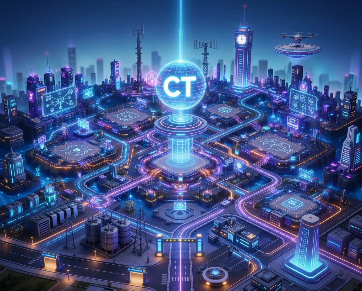 CryptoTown key art